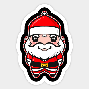 Kawaii Xmas Christmas Tree Ball Globe Santa Christmas Sticker